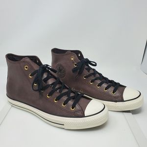 Converse Shoes - Converse Brown Leather High Tops Converse Shoes - Converse Brown Leather High Tops